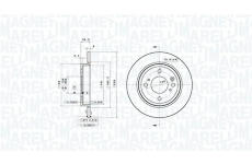 Brzdový kotouč MAGNETI MARELLI 360406210601