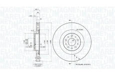 Brzdový kotouč MAGNETI MARELLI 360406211801