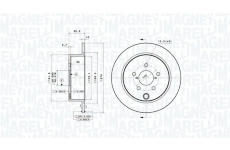Brzdový kotouč MAGNETI MARELLI 360406214101