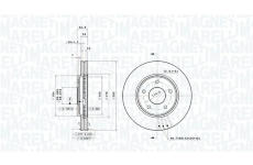 Brzdový kotouč MAGNETI MARELLI 360406218501