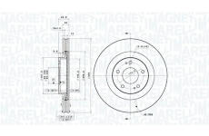 Brzdový kotouč MAGNETI MARELLI 360406219501
