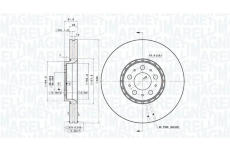 Brzdový kotouč MAGNETI MARELLI 360406219701