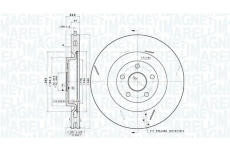 Brzdový kotouč MAGNETI MARELLI 360406220701