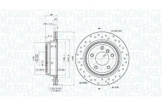 Brzdový kotouč MAGNETI MARELLI 360406147002