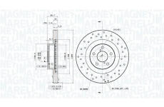 Brzdový kotouč MAGNETI MARELLI 360406216802
