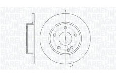 Brzdový kotouč MAGNETI MARELLI 361302040257