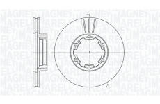 Brzdový kotouč MAGNETI MARELLI 361302040378