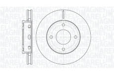 Brzdový kotouč MAGNETI MARELLI 361302040504
