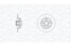 Brzdový kotouč MAGNETI MARELLI 361302040819