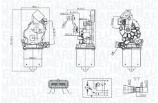 Motor stieračov MAGNETI MARELLI 064300410010