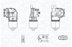 Motor stěračů MAGNETI MARELLI 064350005010