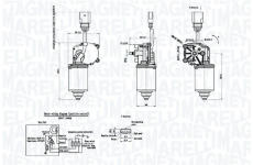 Motor stěračů MAGNETI MARELLI 064053012010