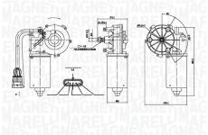 Motor stěračů MAGNETI MARELLI 064361200010