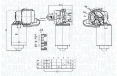 Motor stieračov MAGNETI MARELLI 064373800010