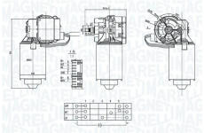 Motor stieračov MAGNETI MARELLI 064373900010