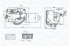 Motor stieračov MAGNETI MARELLI 064374000010