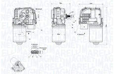 Motor stieračov MAGNETI MARELLI 064375800010