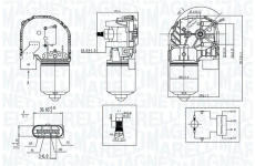 Motor stieračov MAGNETI MARELLI 064376200010