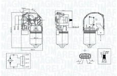 Motor stieračov MAGNETI MARELLI 064376300010