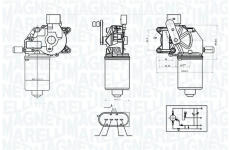 Motor stieračov MAGNETI MARELLI 064376700010