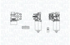 Motor stieračov MAGNETI MARELLI 064378100010