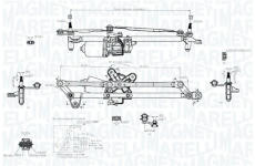 Systém čistenia skiel MAGNETI MARELLI 064351703010