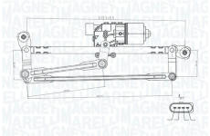 Systém čistenia skiel MAGNETI MARELLI 064351737010