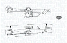 Systém čistenia skiel MAGNETI MARELLI 064351751010