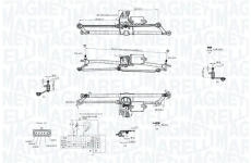 Systém čistenia skiel MAGNETI MARELLI 064351763010