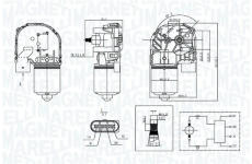 Motor stieračov MAGNETI MARELLI 064351769010