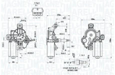 Motor stěračů MAGNETI MARELLI 064342011010