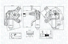 Motor stieračov MAGNETI MARELLI 064070900010