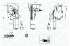 Motor stieračov MAGNETI MARELLI 064072200010