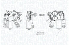 Motor stieračov MAGNETI MARELLI 064072700010