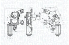 Motor stěračů MAGNETI MARELLI 064073000010