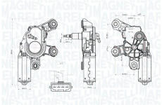 Motor stieračov MAGNETI MARELLI 064075000010