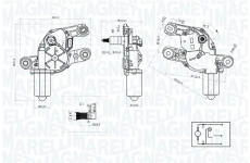 Motor stieračov MAGNETI MARELLI 064075200010