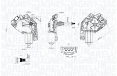 Motor stieračov MAGNETI MARELLI 064075500010