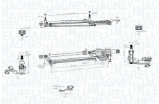 Mechanizmus stieračov MAGNETI MARELLI 085570700010