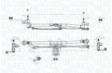 Mechanizmus stieračov MAGNETI MARELLI 085570715010