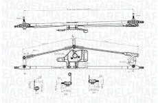 Mechanizmus stieračov MAGNETI MARELLI 085570718010