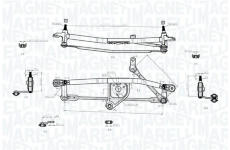 Mechanizmus stieračov MAGNETI MARELLI 085570723010