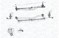 Mechanizmus stieračov MAGNETI MARELLI 085570787010