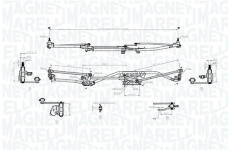 Mechanizmus stieračov MAGNETI MARELLI 085570732010