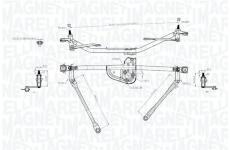 Mechanizmus stieračov MAGNETI MARELLI 085570742010