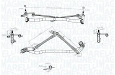 Mechanizmus stieračov MAGNETI MARELLI 085570746010