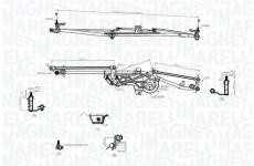 Mechanizmus stieračov MAGNETI MARELLI 085570751010