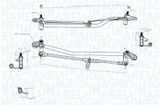 Mechanizmus stieračov MAGNETI MARELLI 085570755010