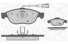 Sada brzdových destiček, kotoučová brzda MAGNETI MARELLI 363916060112