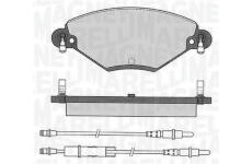 Sada brzdových destiček, kotoučová brzda MAGNETI MARELLI 363916060181